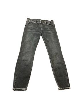 All Saints Women's Cropped Slim Jeans in Charcoal